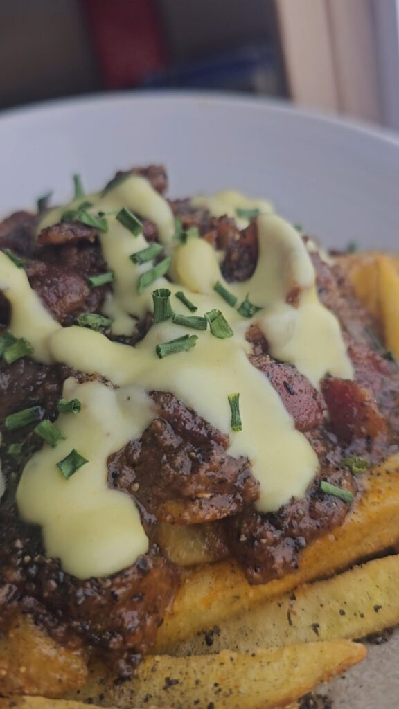 Wagyu Beef Chilli Cheese Loaded Fries